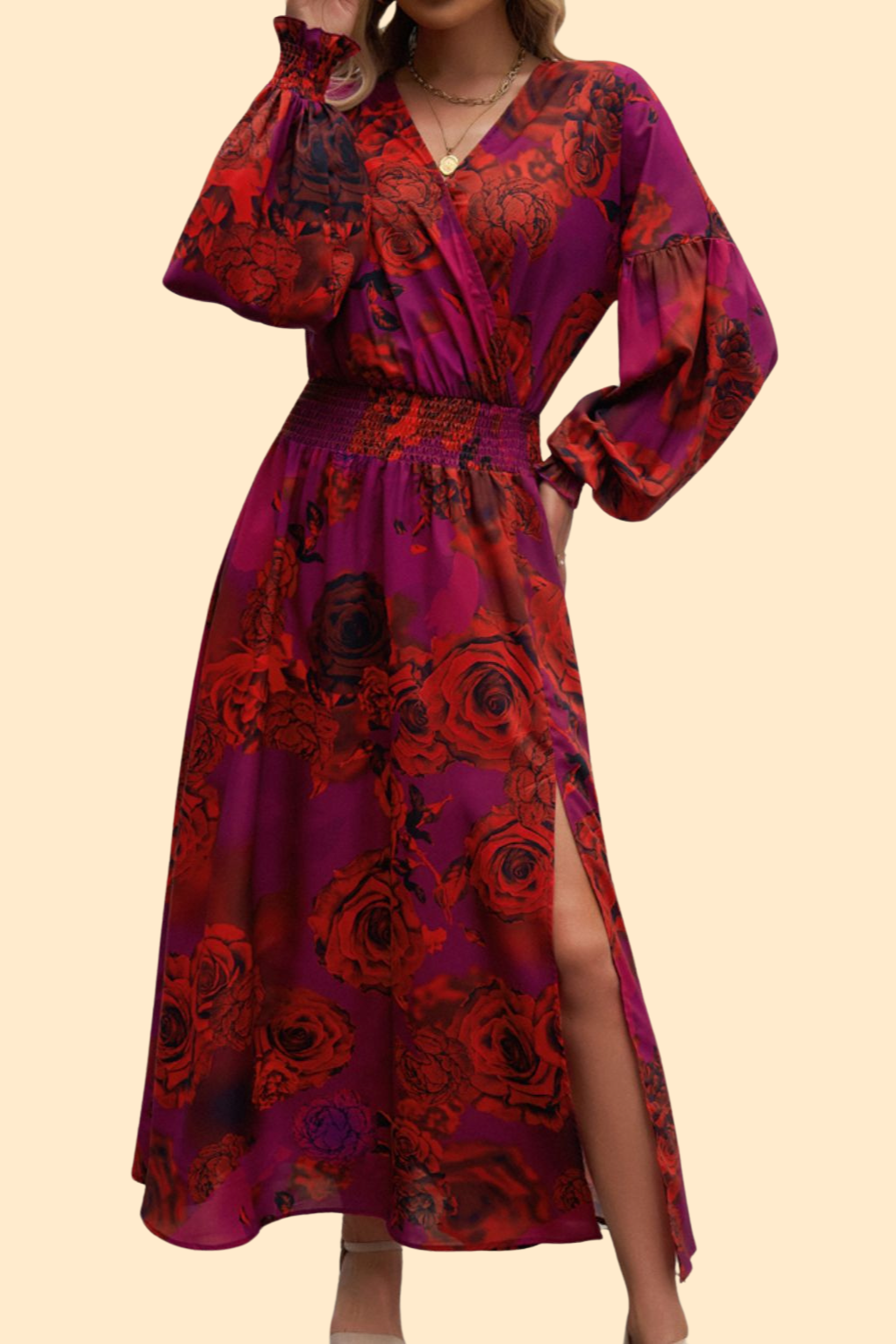 Effortless chic midi dress for everyday wear