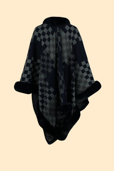 Stylish and Elegant poncho for chilly weather by Haute Kopal
