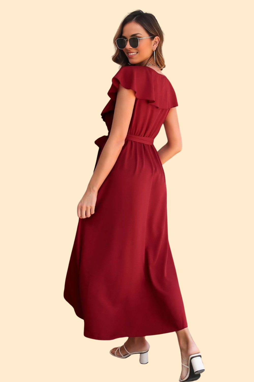Haute Kopal "Nebula Rhapsody" Midi Dress