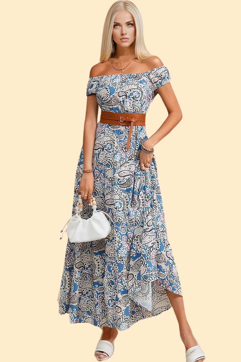 Short-sleeved summer dress