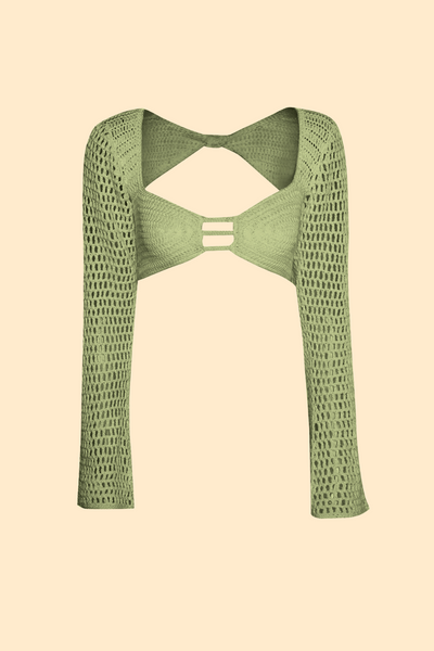 Beach cover-up with a skirt by Haute Kopal