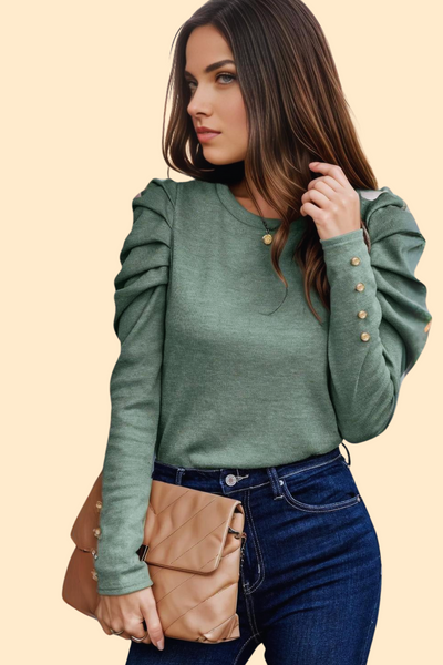 Puffy sleeve blouse by Haute Kopal