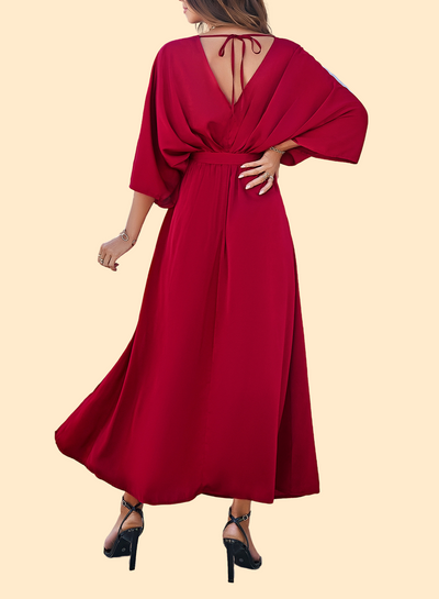 Show stopping dress in Deep Red