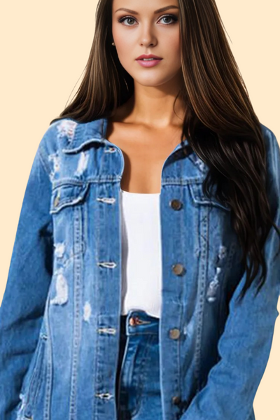 Modern denim jacket with a contemporary style
