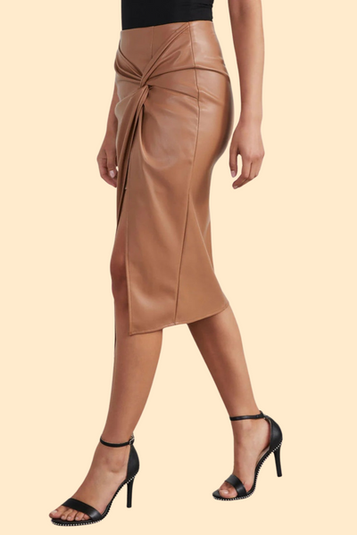 Zip Closure Skirt by Haute Kopal