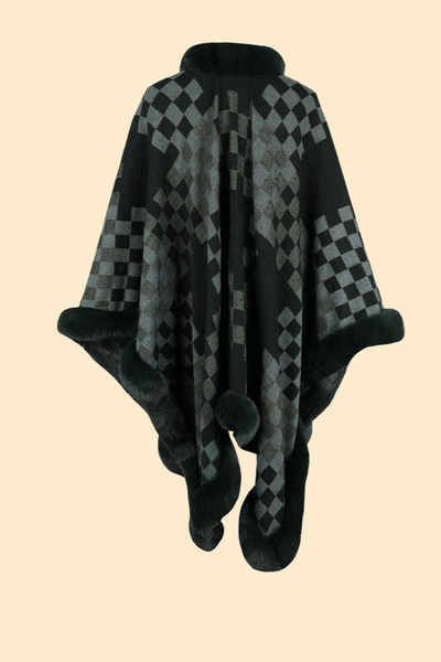Warm and cozy poncho