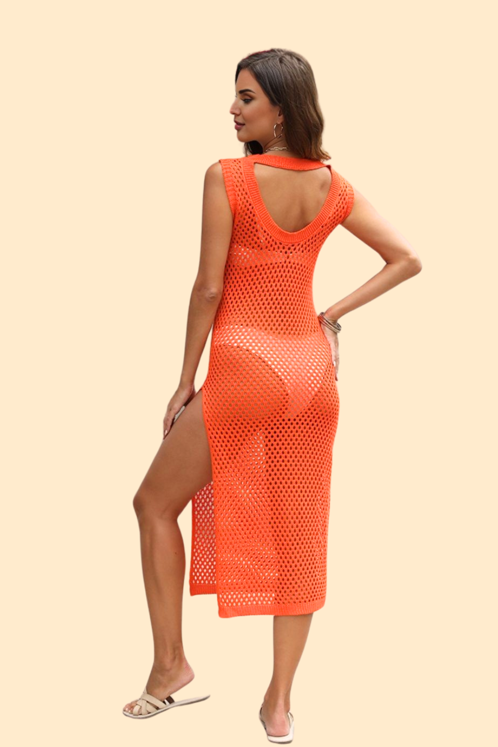 Cover-up made from lightweight fabric
