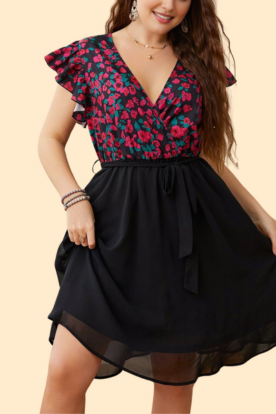 Curve-flattering dress