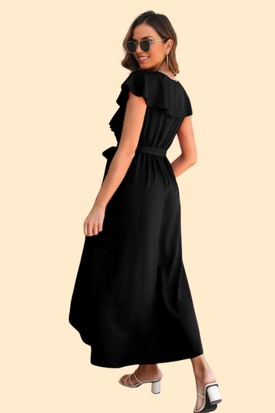 Flowing midi dress with elegant silhouette