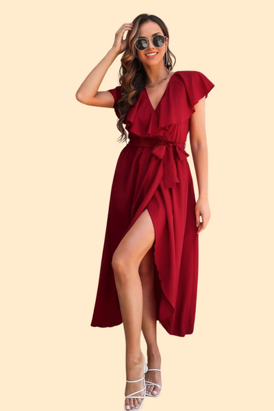 Versatile midi dress that can be dressed up or down