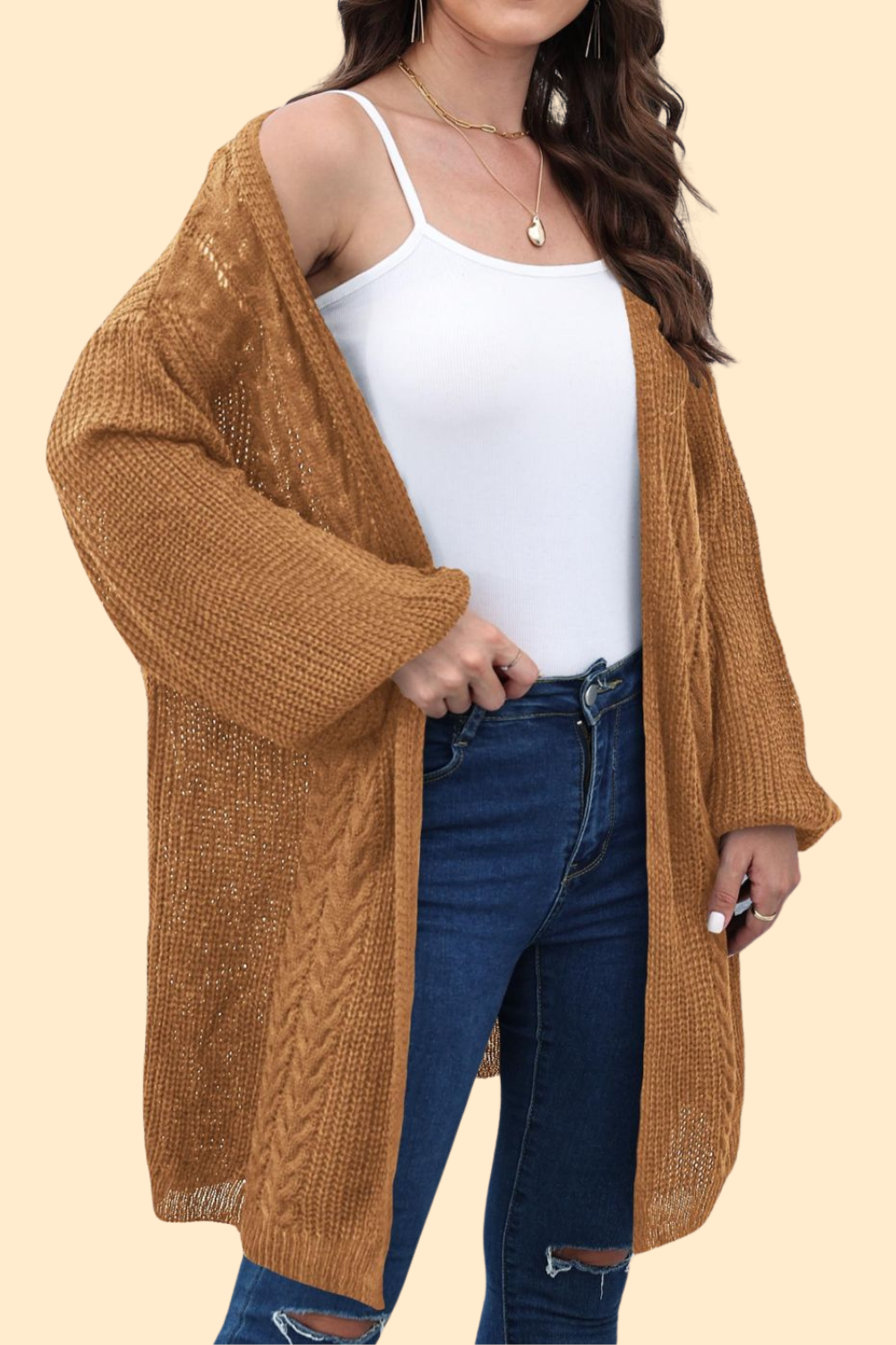 Warm and comfortable cardigan for winter